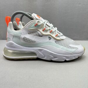 Womens Size 6 Nike Air Max 270 React Shoes White Hyper Crimson Teal Tint Sneaker